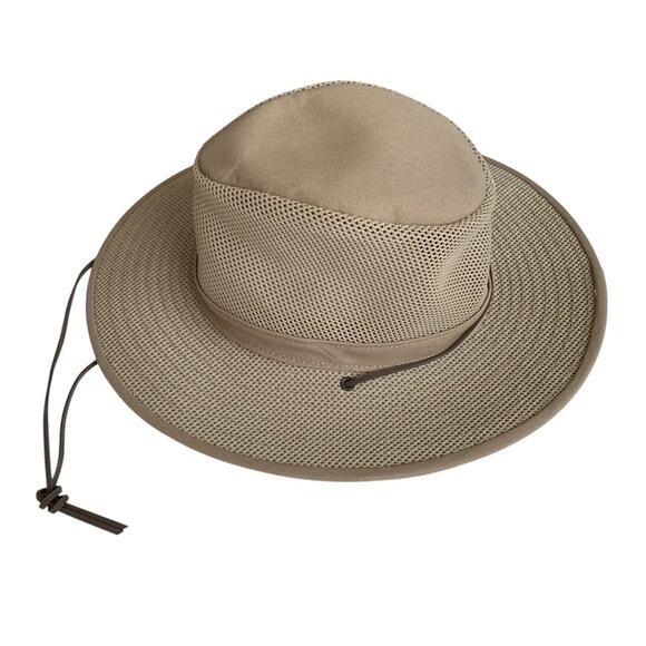 Henschel Khaki Aussie Breezer Packable Safari Hat Large - Picture 2 of 8